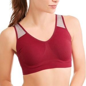 NWT Hanes Cozy w/ Lace Seamless Wirefree Bra SZ 3X